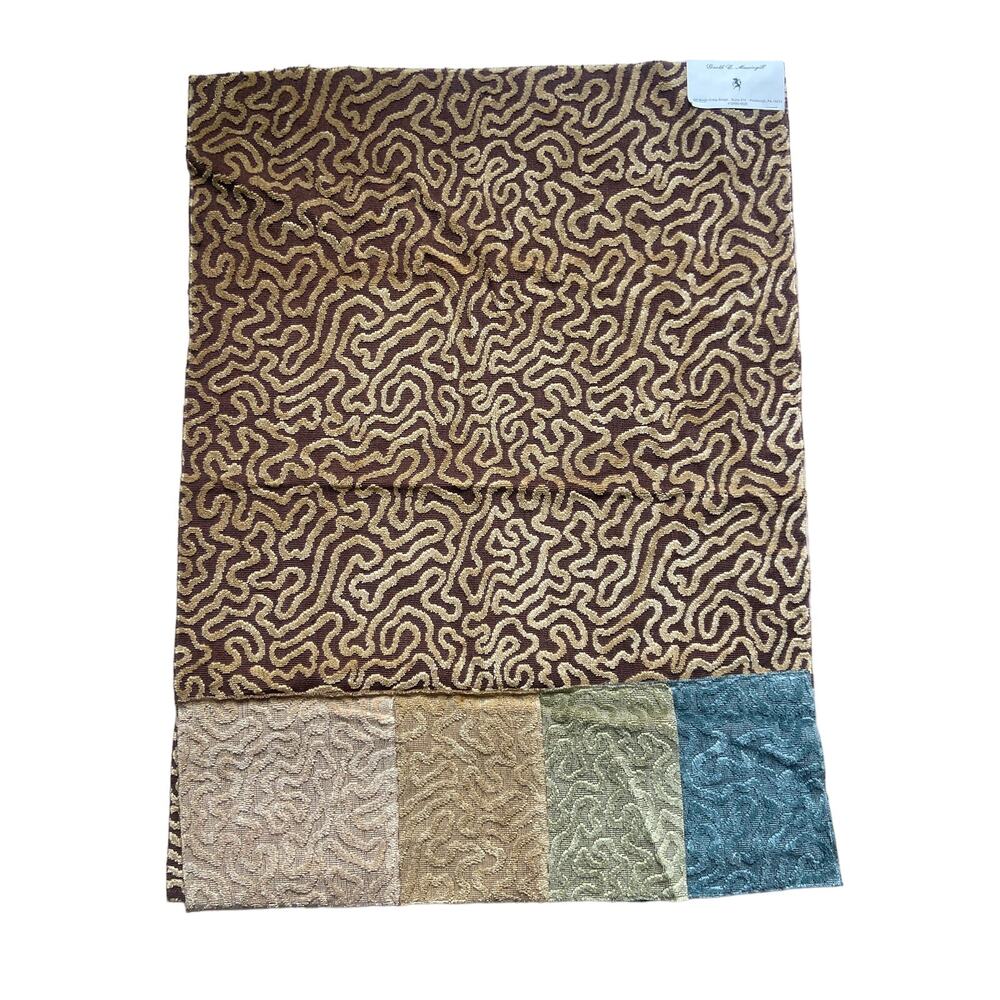 Clarence House "Cavalieri" heavy weight velour textured upholstery fabric 25x34